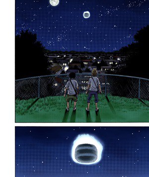 UFOらしき物体のイメージ画像。